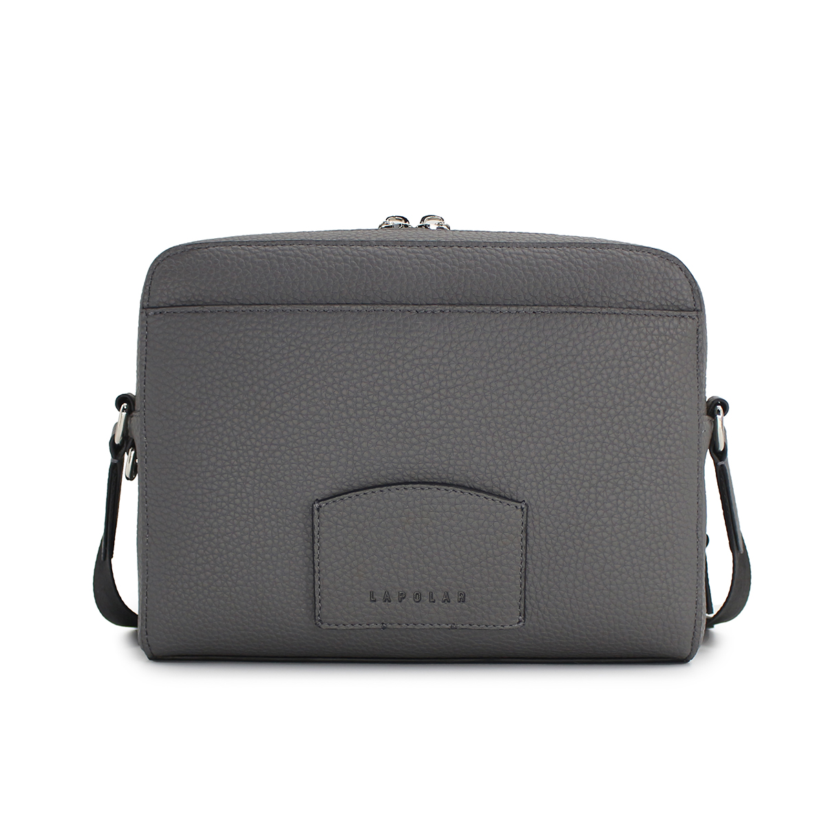 Men's Lychee Print Shoulder Bag Crossbody Bag