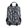 Women's Alphabet Printed Commuter School Backpack