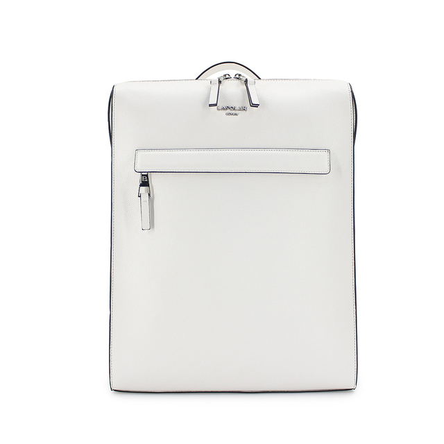Business Casual Travel Laptop Backpack - Ivory white