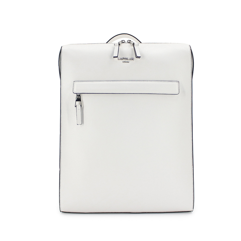 Business Casual Travel Laptop Backpack - Ivory white