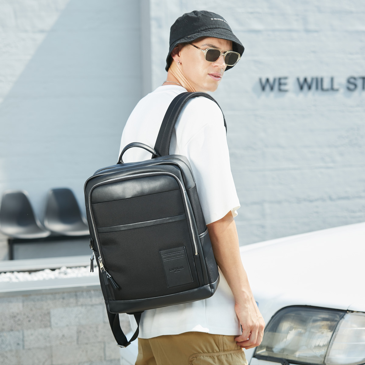 Men Multifunctional Business Laptop Backpack