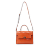 Snake Print Women Handbag Shoulder Tote Bag-Orange