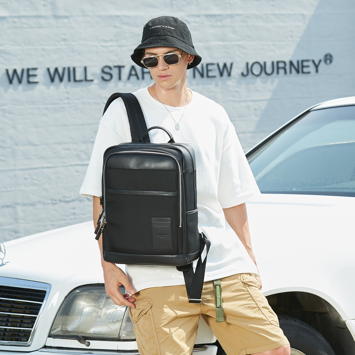 Men Multifunctional Business Laptop Backpack