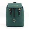 Flap Drawstring Backpack Forest Green
