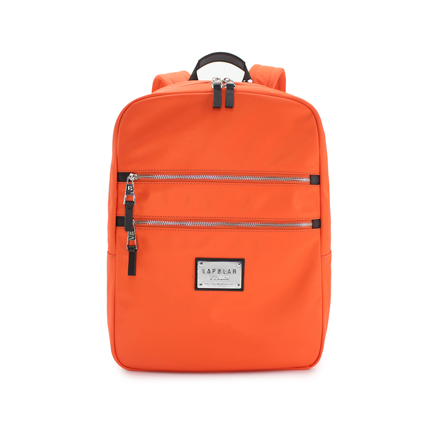 Nylon Double Zipper Travel Laptop Backpack