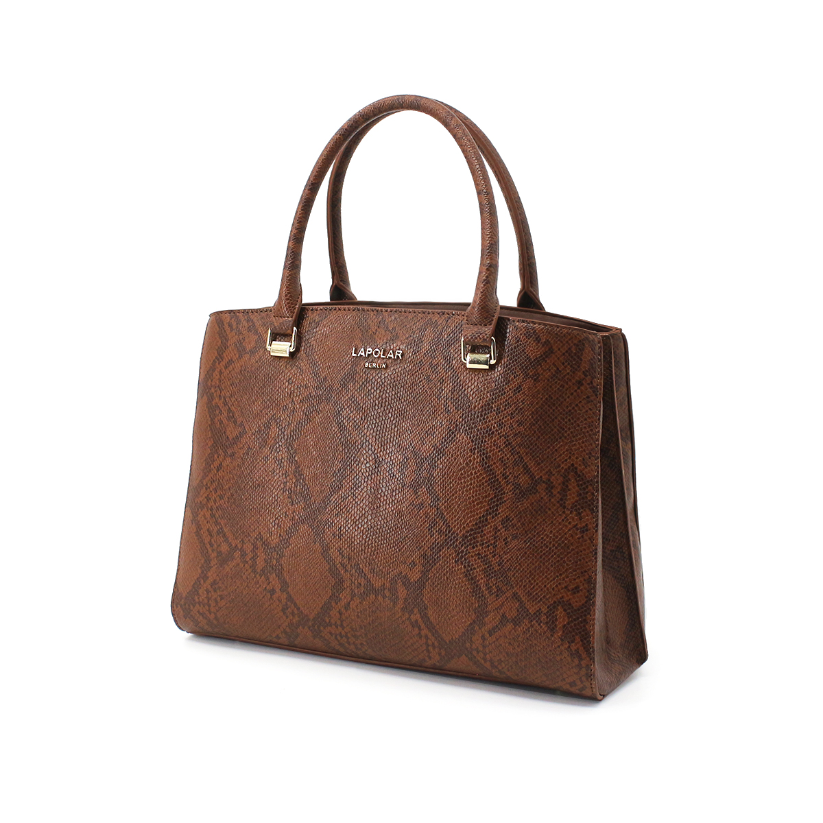 Snake Print Large Capacity Handheld Crossbody Bag
