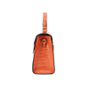 Snake Print Women Handbag Shoulder Tote Bag-Orange