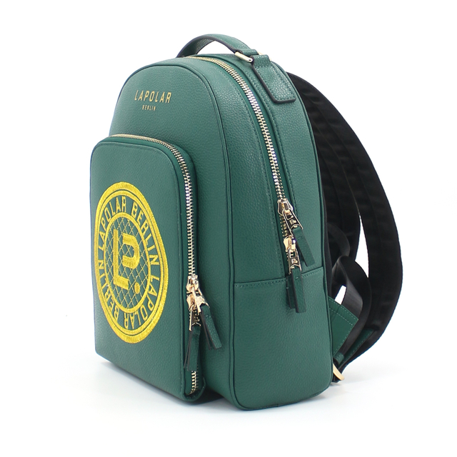 Lightweight Backpack - Army Green Microfiber leather Series