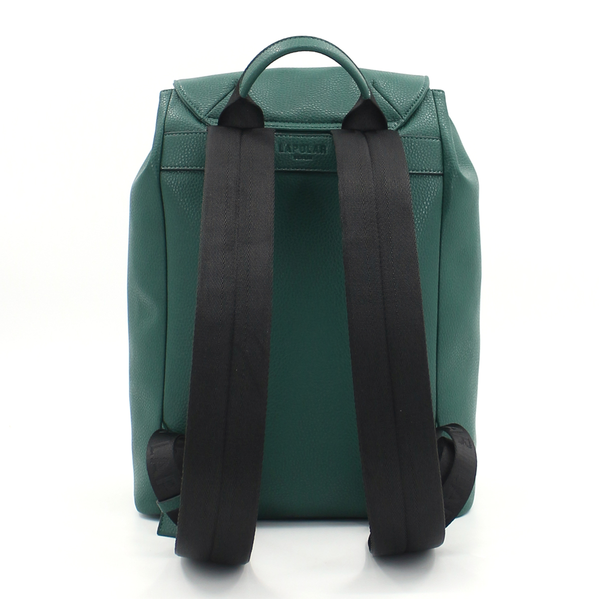 Flap Drawstring Backpack Forest Green
