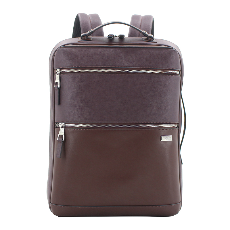 Large Capacity Leather Laptop Backpack