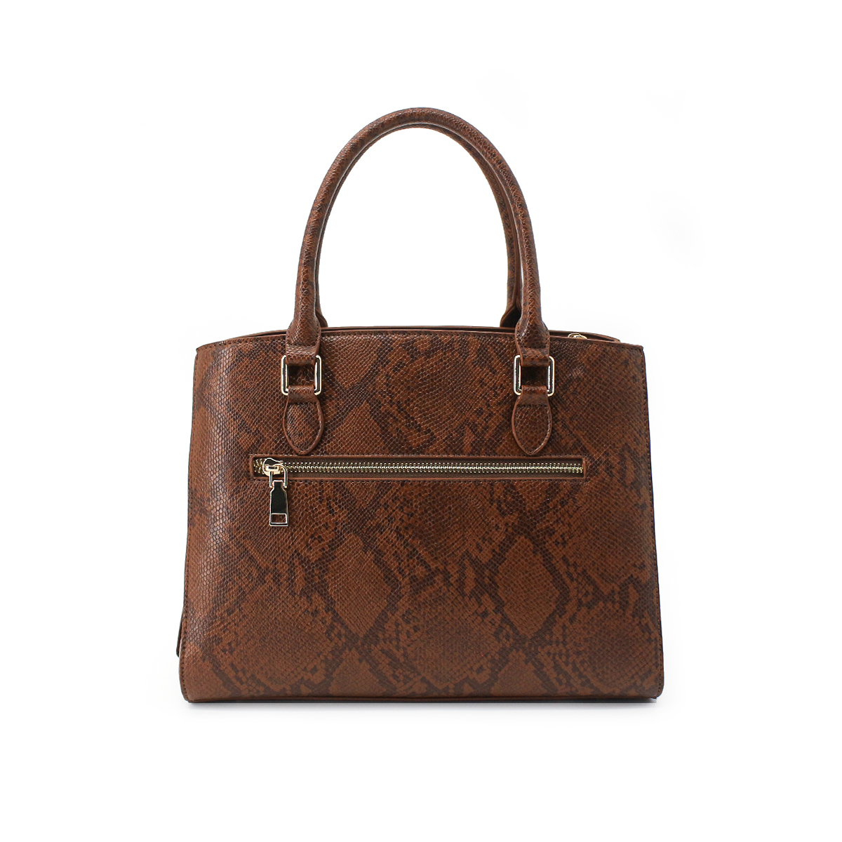 Snake Print Large Capacity Handheld Crossbody Bag