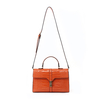 Women Snake Print Handbag Tote Bag Shoulder Bag-Orange
