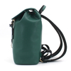 Flap Drawstring Backpack Forest Green