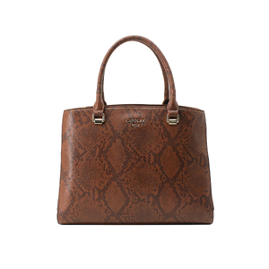 Snake Print Large Capacity Handheld Crossbody Bag