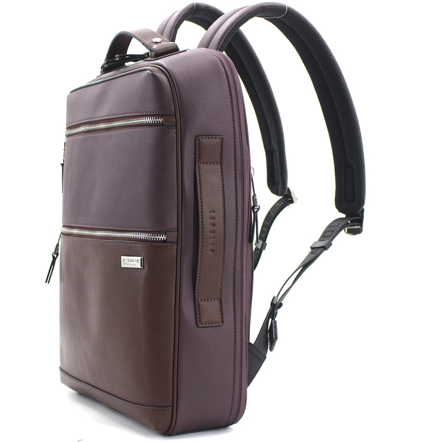 Large Capacity Leather Laptop Backpack