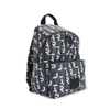 Women's Alphabet Printed Commuter School Backpack