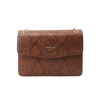 Snake Print Sling Handbag with Chain Sling