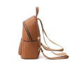 Ladies Small Pu Leather Backpack Bags Soft Shoulder Backpack