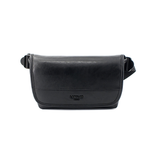 Vintage Leather Leisure Waist Bag Zippered Chest bag