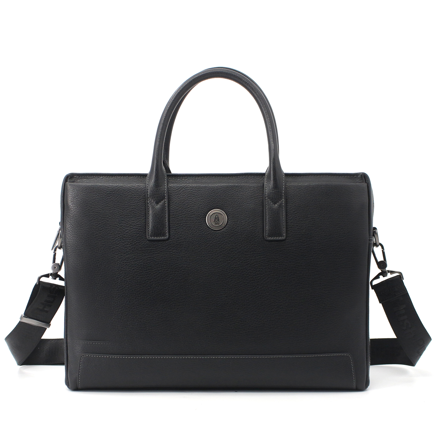Business Genuine Leather Briefcase Laptop Handbag for Men
