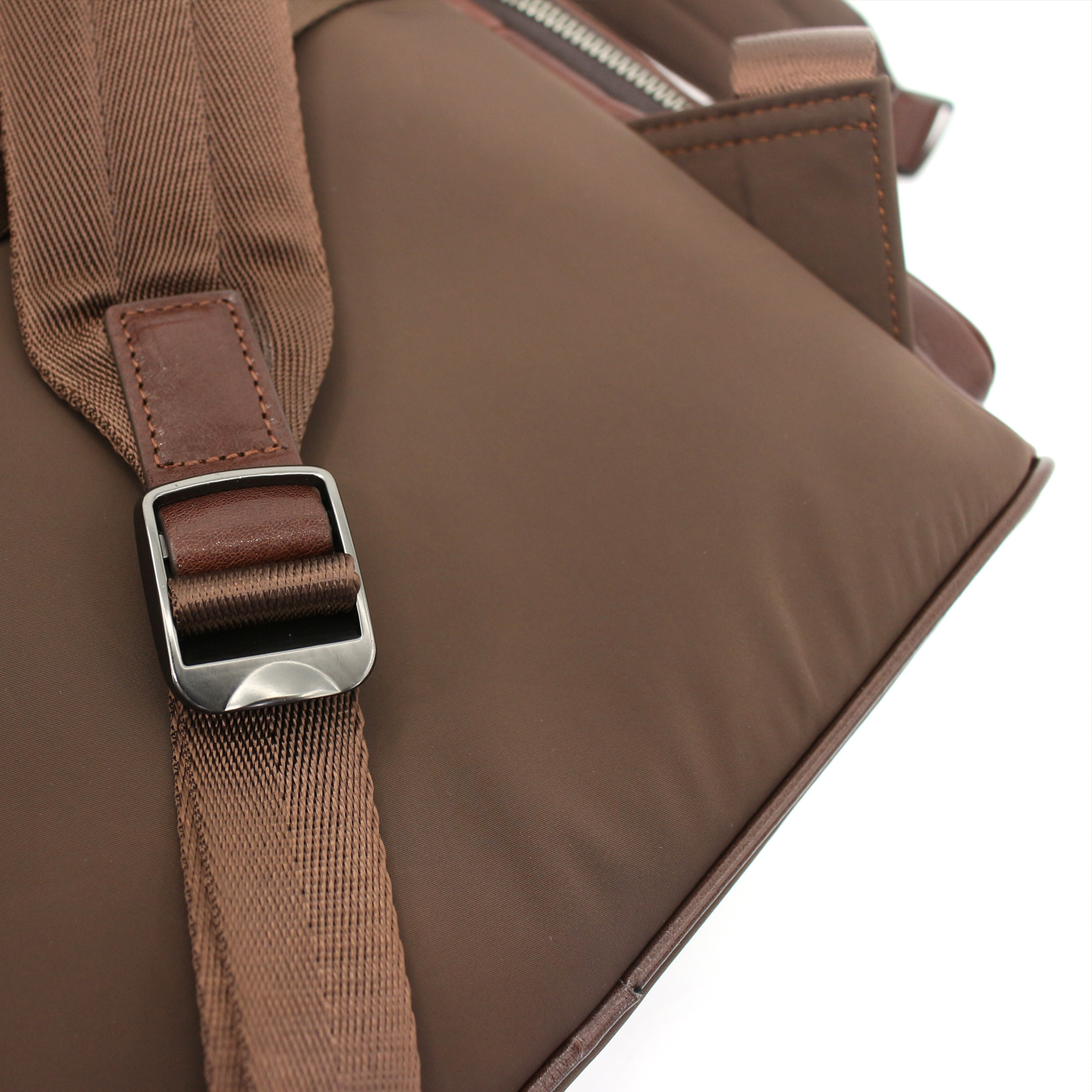 Mens Laptop Backpack Genuine Leather 15.6 inch Computer Bag