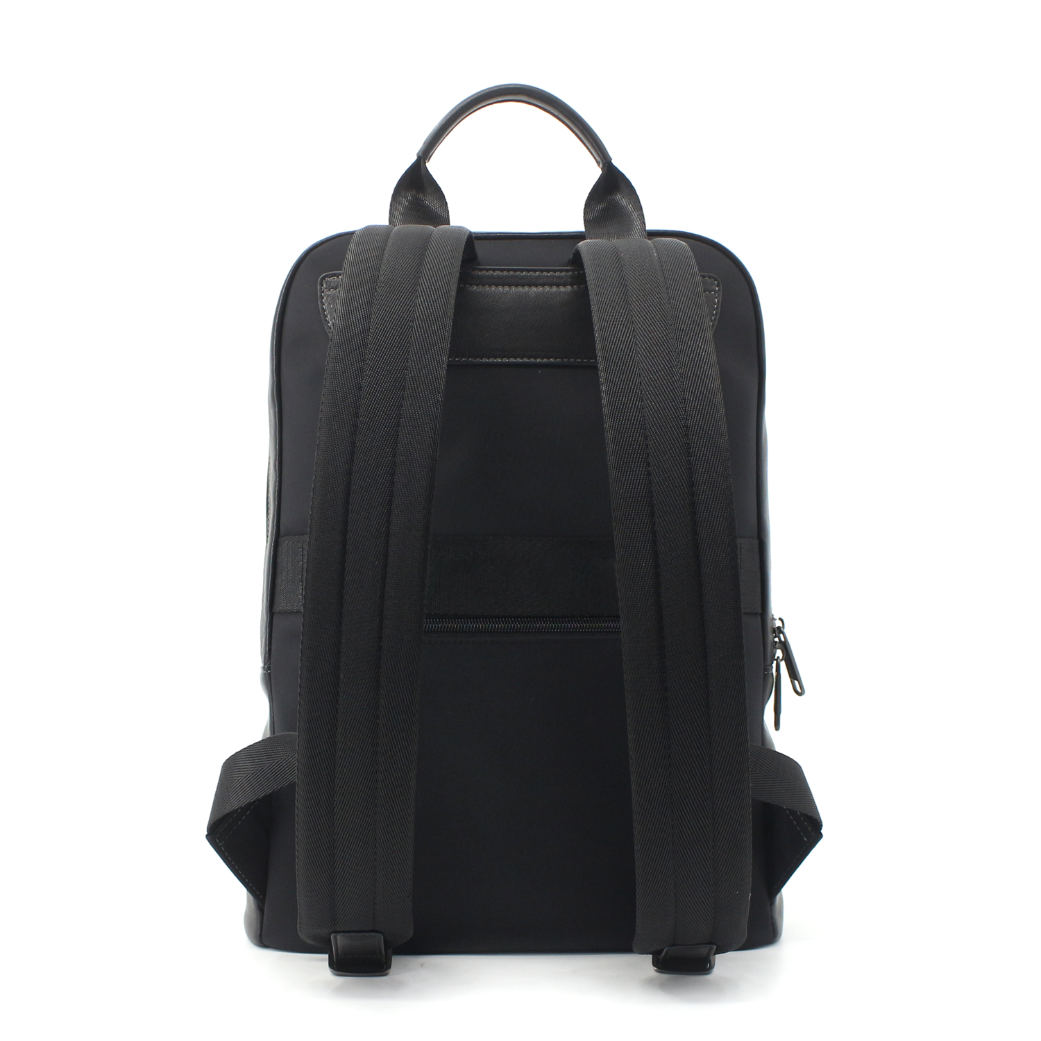 Men's Microfiber Leather Backpack 15.6 inch Laptop Backpack