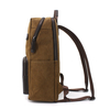 Carry-On Travel Backpack for Men, Microfiber Canvas Casual Rucksack