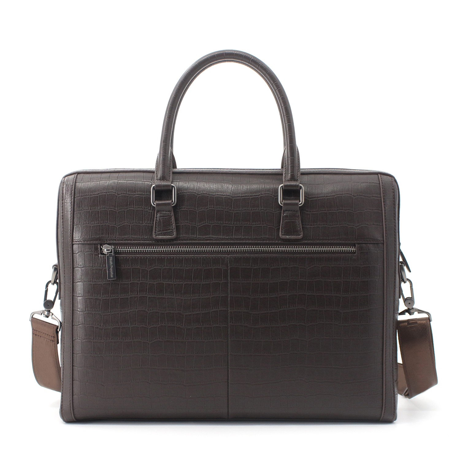 Men's Business Bag Genuine Leather Briefcase Shoulder Laptop Bag