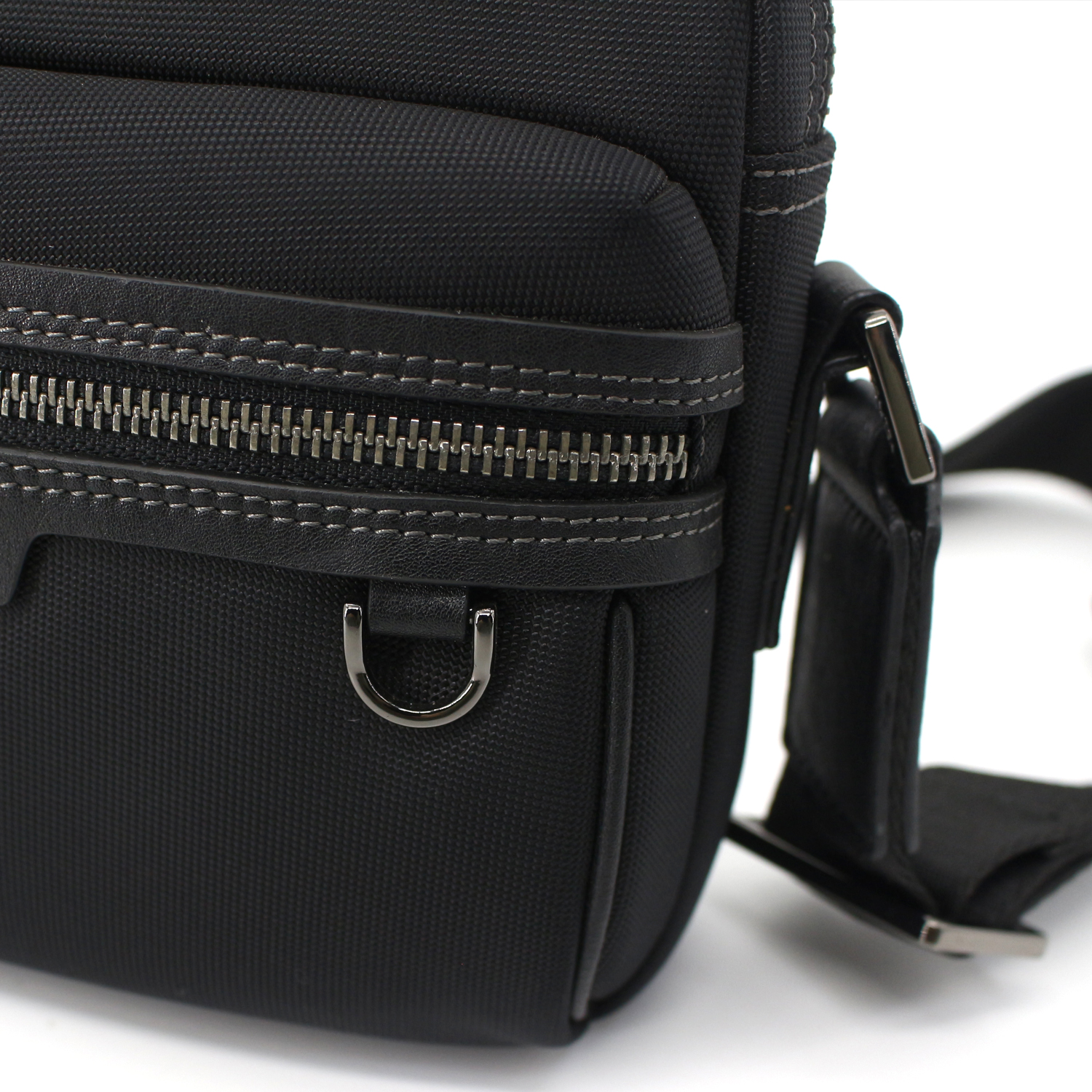 Side-back Nylon Microfiber Small Crossbody Bag Casual Shoulder Starry Sky Black 