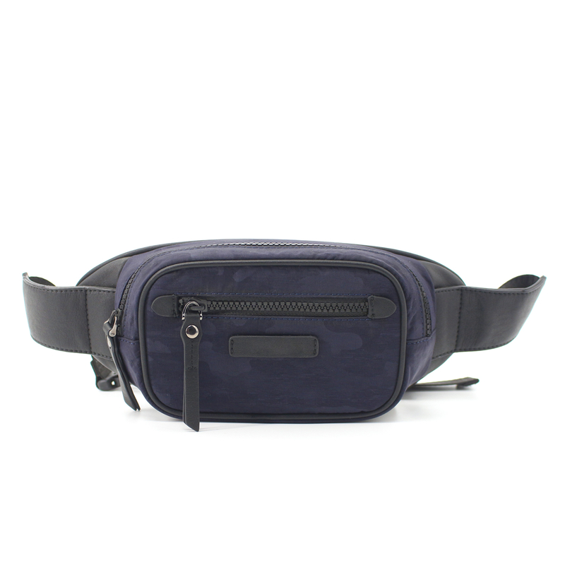 Men's Multifunctional Waist Bag Sports Microfiber Crossbody Bag