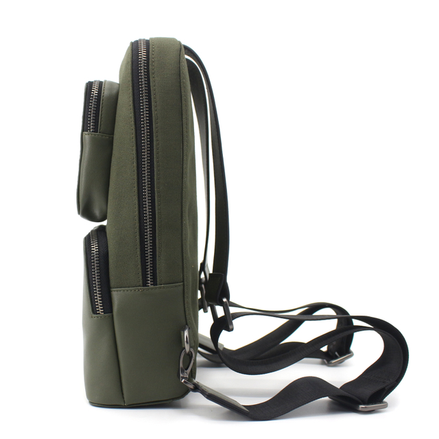 Full Grain Leather Backpack Purse for Men Casual Travel Backpack