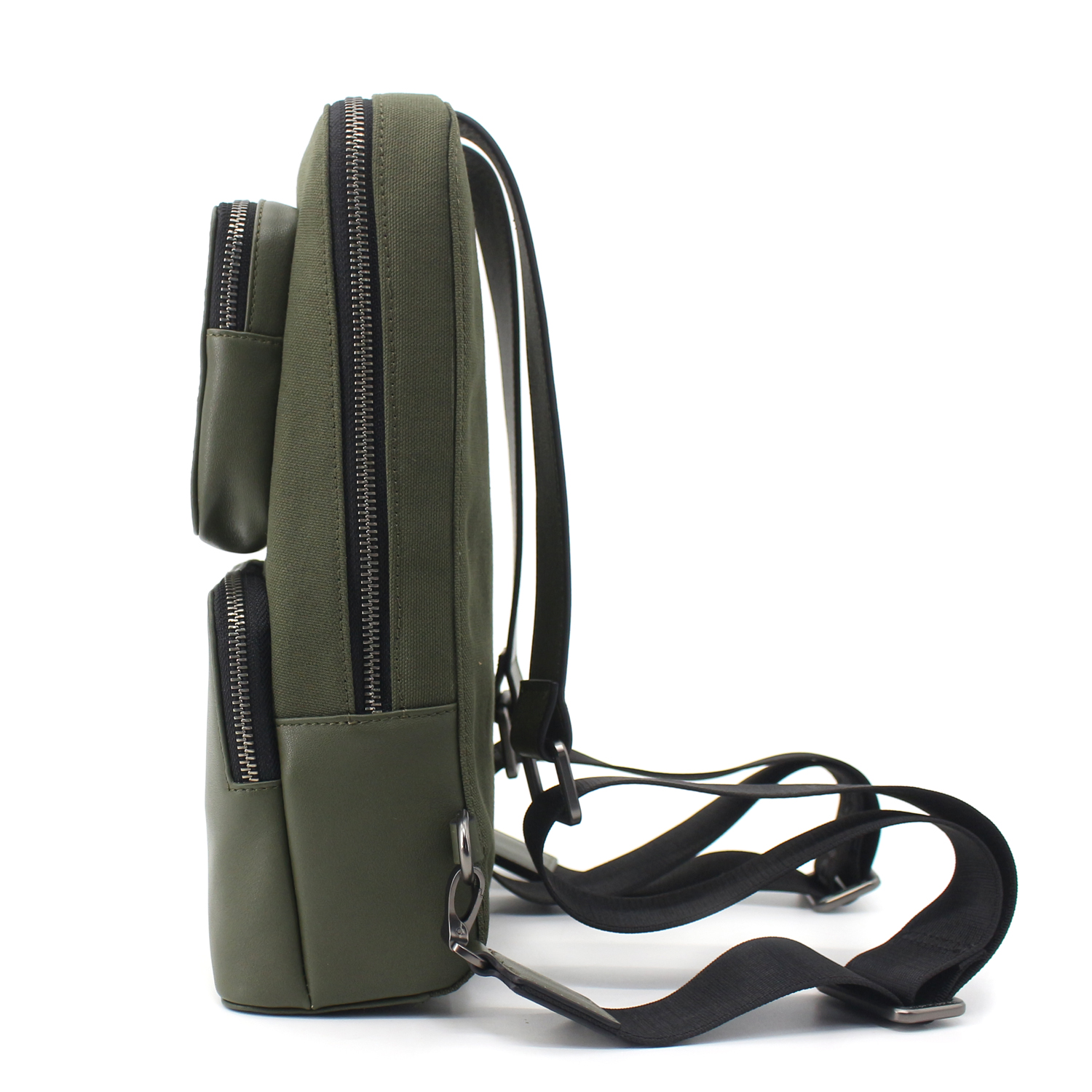 Full Grain Leather Backpack Purse for Men Casual Travel Backpack