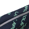 Printing Logo Vegan Leather Crossbody Bag Blue Cross body Camera Bags