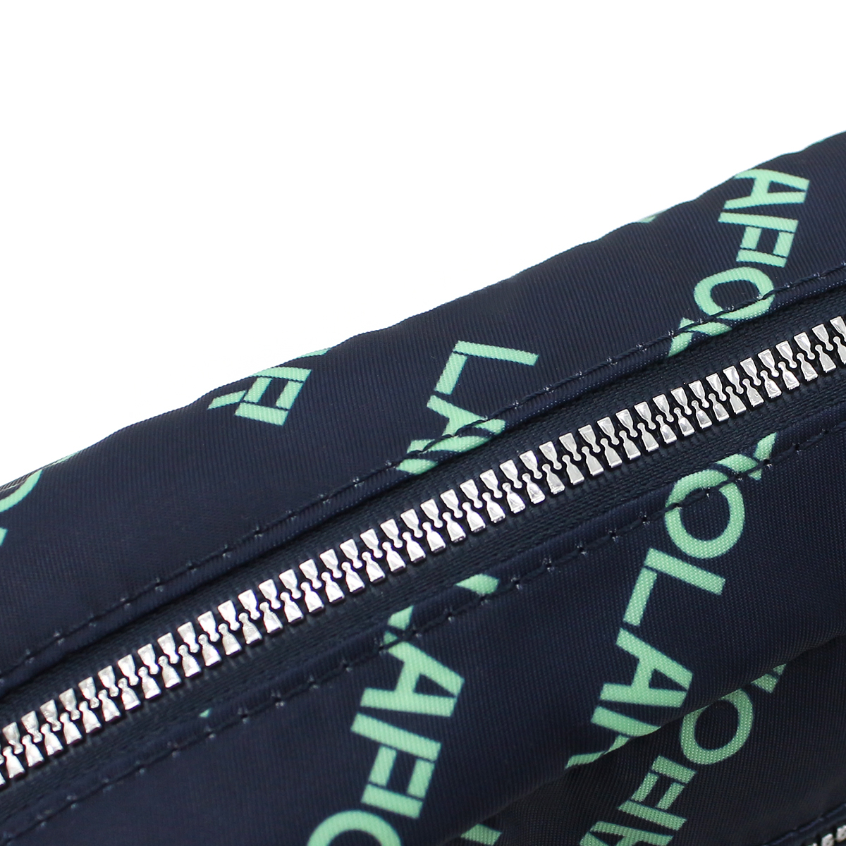 Printing Logo Vegan Leather Crossbody Bag Blue Cross body Camera Bags