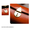 Women's Cowhide Shoulder Bag Vintage Cylindrical Bag