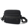 Side-back Nylon Microfiber Small Crossbody Bag Casual Shoulder Starry Sky Black 