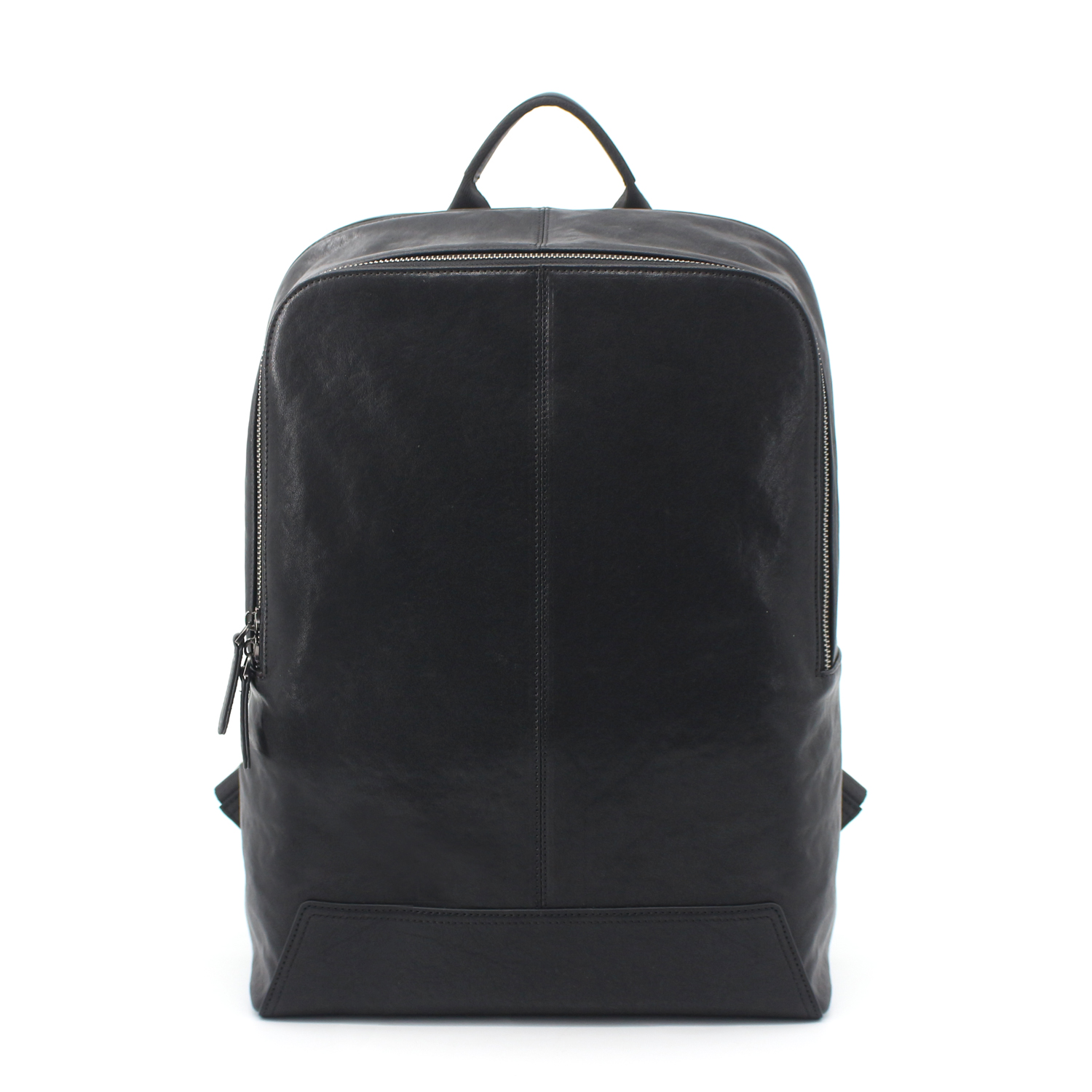 Multi-functional Oilskin Leather 15.6 Inch Laptop Backpack