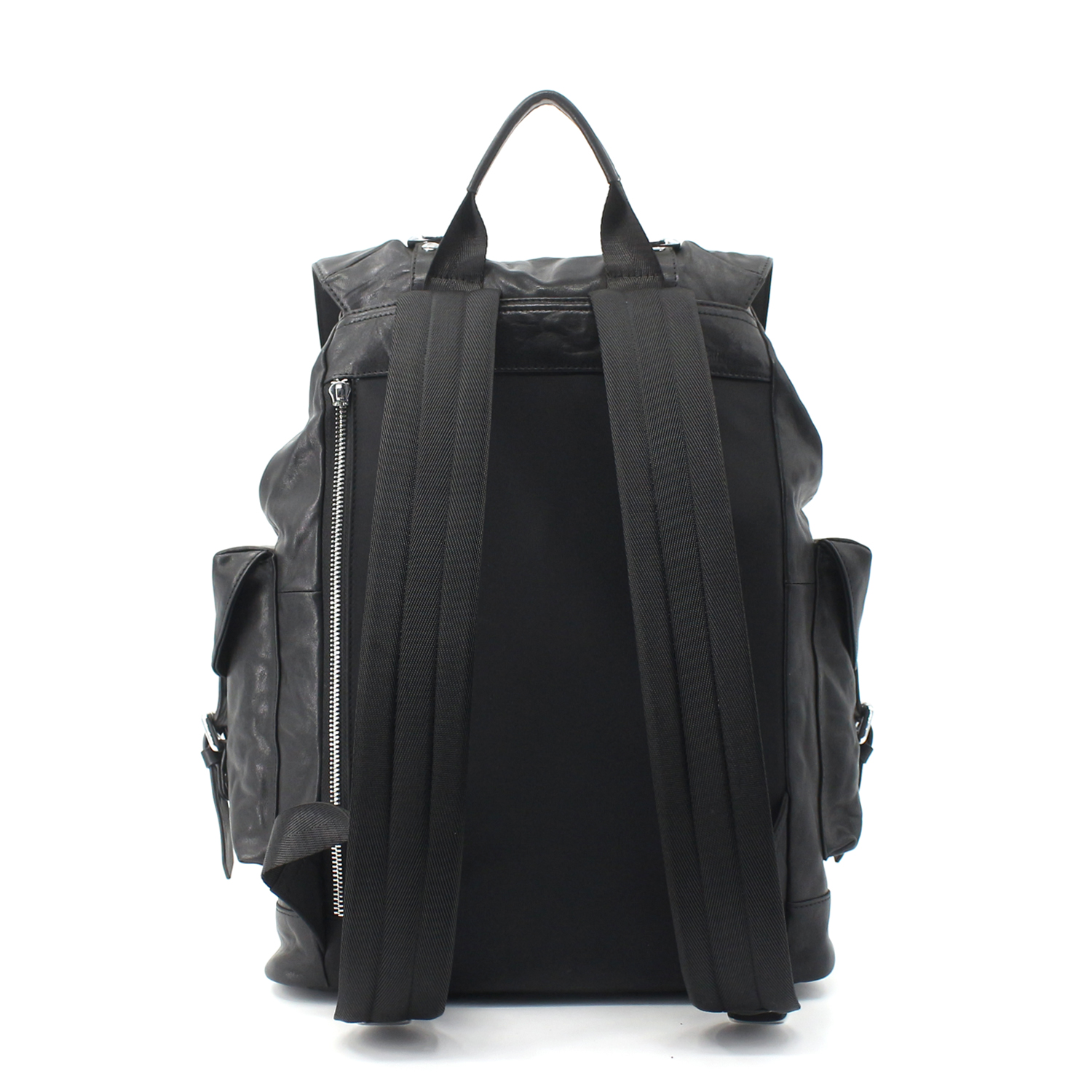 Chic Synthetic Versatile Flip Drawstring Leather Backpacks