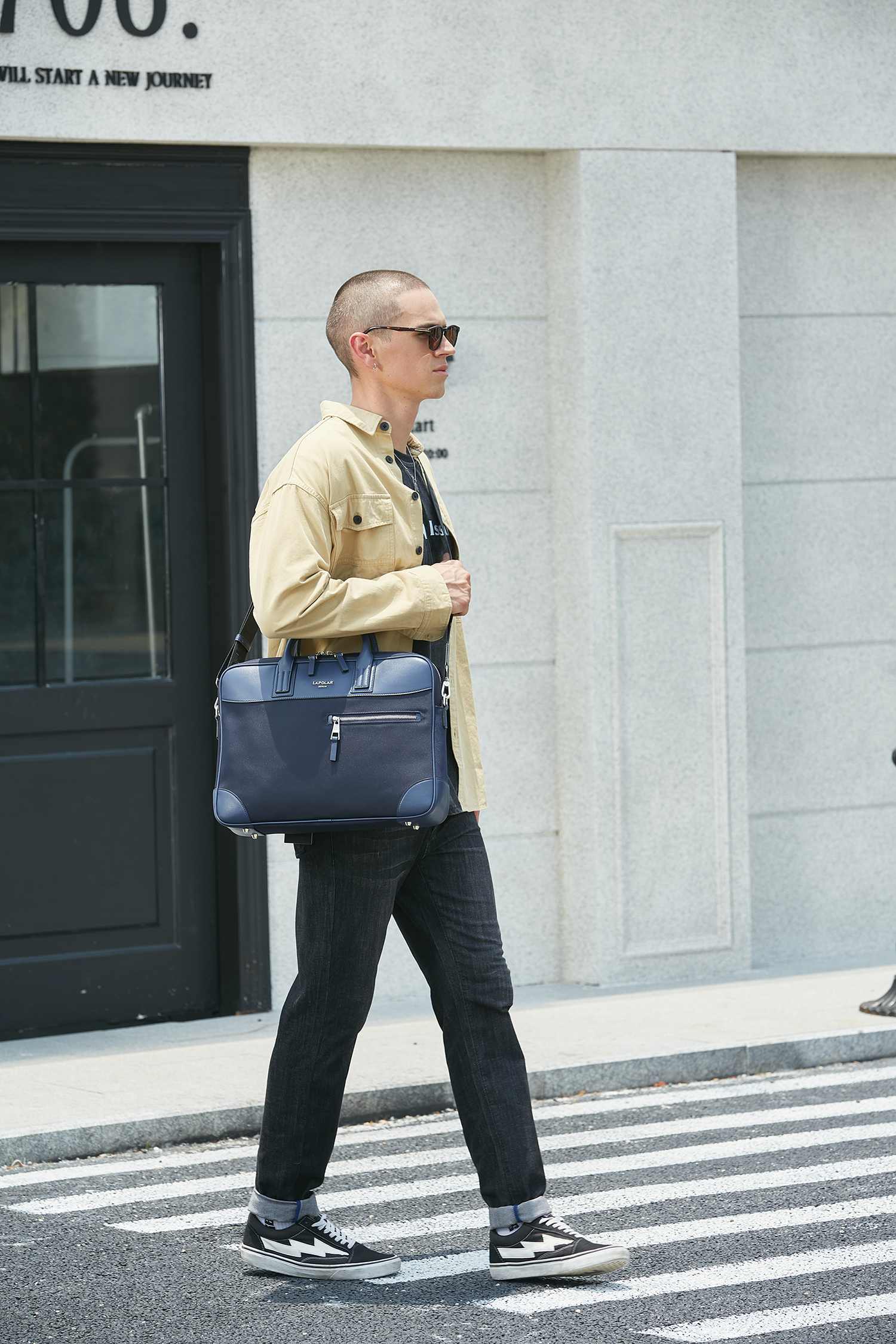 Men's Crossbody Bag Business Briefcase
