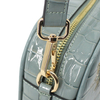 Crossbody Women's Shoulder Bags Blue Croc Emboss Customize Crossbody Bag