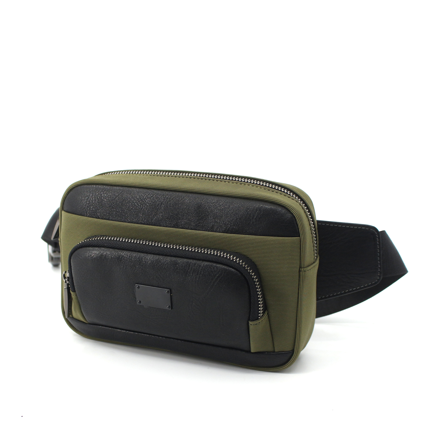 Men Army Green Belt Bag Waist Pouch Packs Crossbody Bag