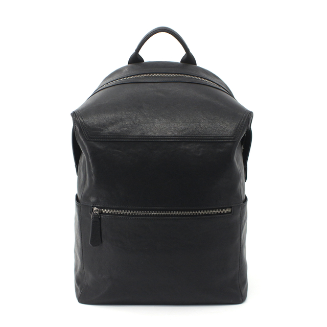 Oilskin Leather Backpack 15.6" Laptop Computer Shoulder Bag for Men