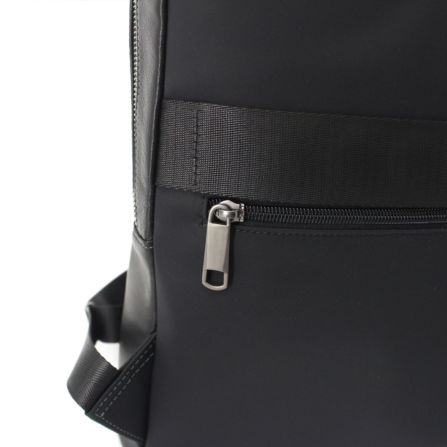 Men's Microfiber Leather Backpack 15.6 inch Laptop Backpack