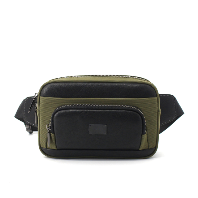 Men Army Green Belt Bag Waist Pouch Packs Crossbody Bag