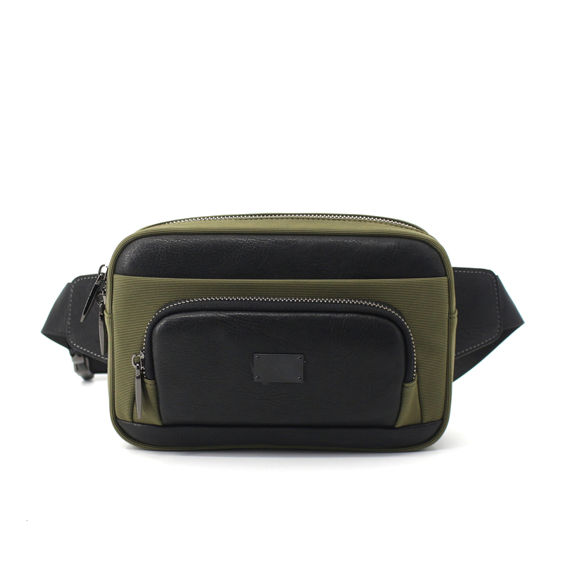 Men Army Green Belt Bag Waist Pouch Packs Crossbody Bag