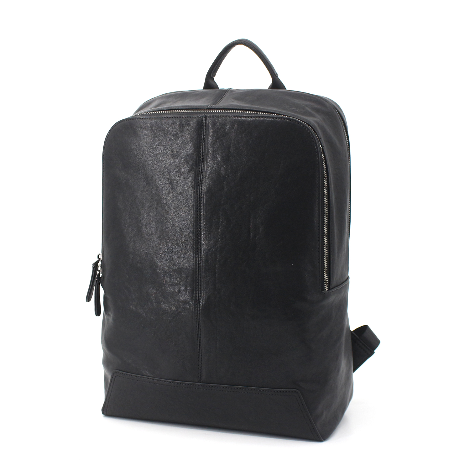 Multi-functional Oilskin Leather 15.6 Inch Laptop Backpack