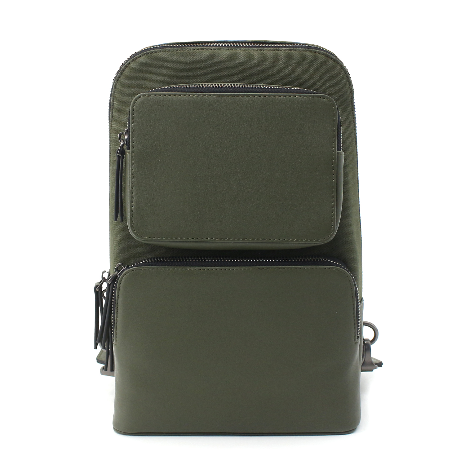 Full Grain Leather Backpack Purse for Men Casual Travel Backpack