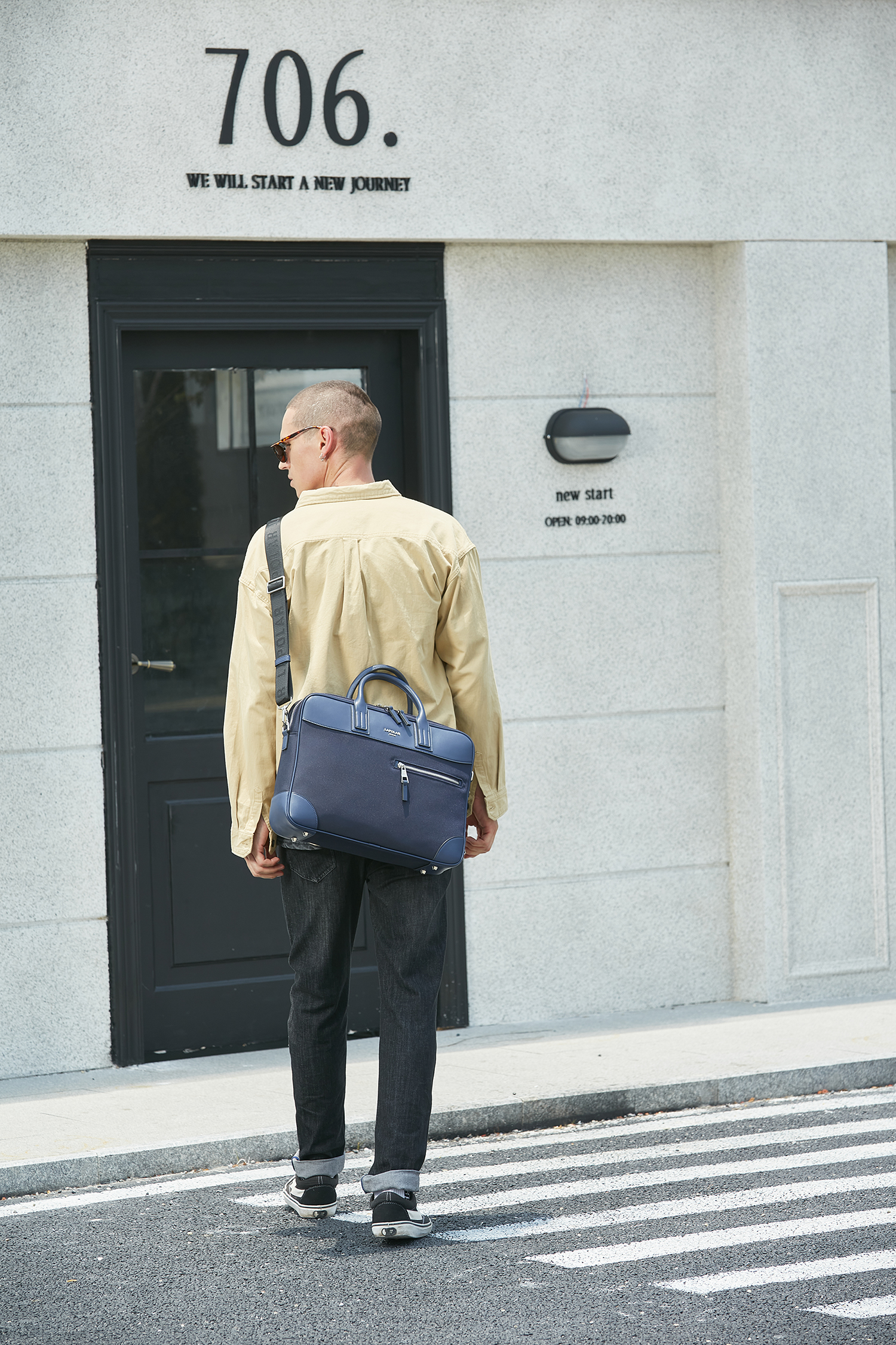 Men's Crossbody Bag Business Briefcase