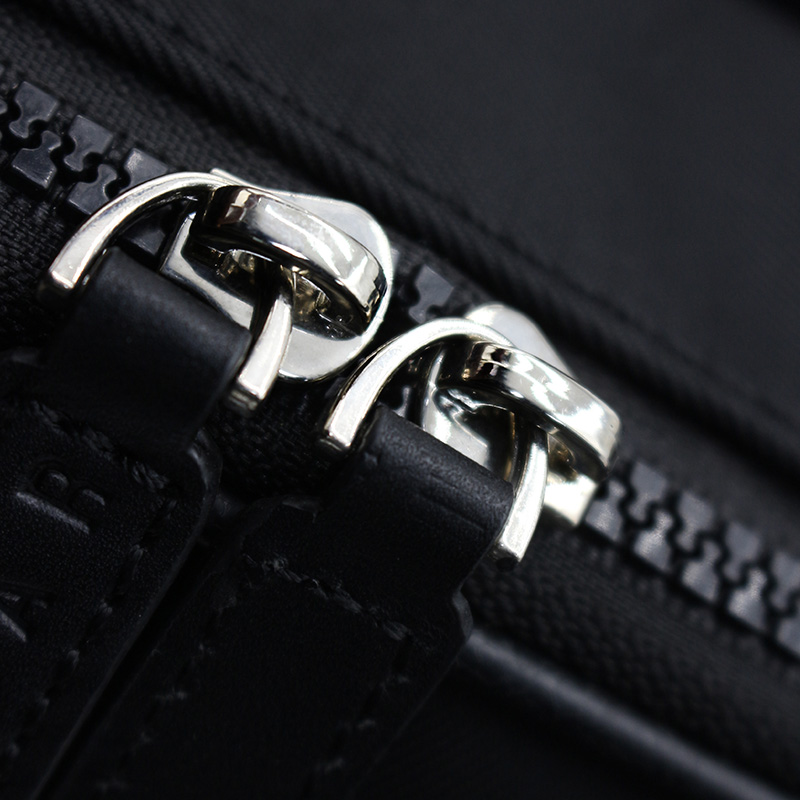 Leather Bags with Metal Zippers