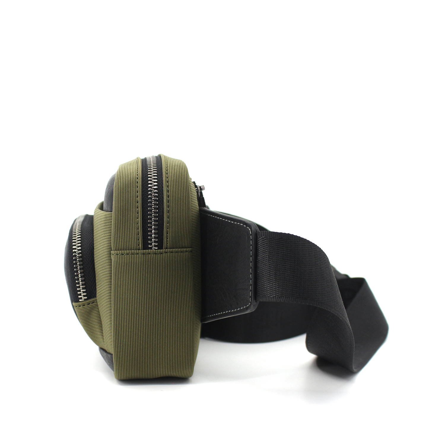 Men Army Green Belt Bag Waist Pouch Packs Crossbody Bag